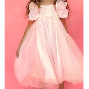 Lola + The Boys butterfly wing tulle dress.
